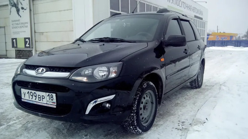 Дефлекторы Сobra Tuning для окон Lada Kalina I 1117 универсал 2004-2013