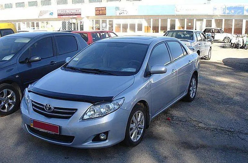 Дефлектор SIM для капота Toyota Corolla Е150 2007-2013 фото 2