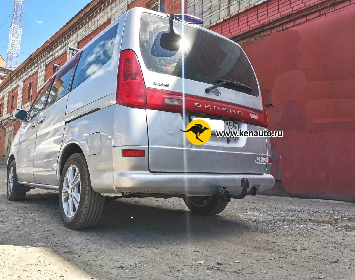 Фаркоп Halty для Nissan Serena C24 (Mk.II) 1999-2005 шар А фото 8