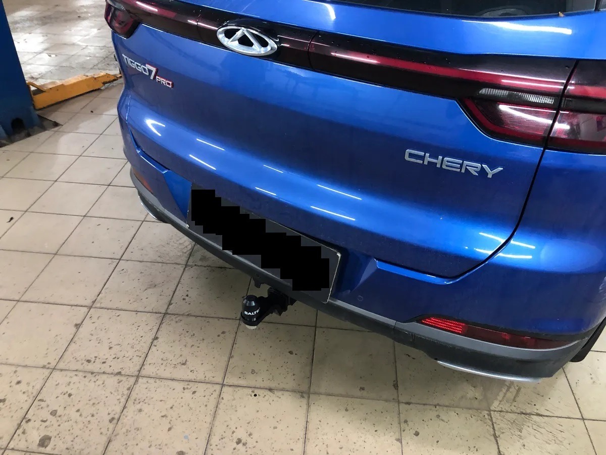 Быстросъёмный фаркоп TowRus для Chery Tiggo 7 Pro Max 2023- / Chery Tiggo 7 Pro 2020-2024 /  Chery Tiggo 7L 2025- /  Exeed LX 2022- / Xcite X-Cross 7 2024- /  Tenet T7 2025- Шар Е фото 8