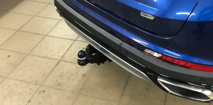 Фаркоп TowRus для Geely Tugella (Mk.I) 2020-2024/ Knewstar 001 (Mk.I) 2024- шар Е (система антистук) фото 3