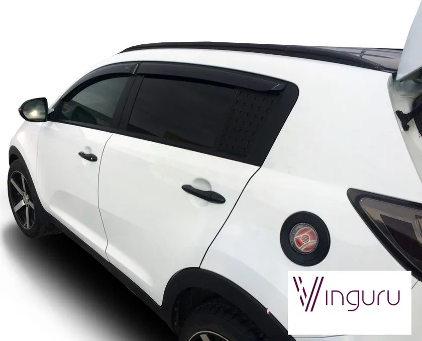 Дефлекторы Vinguru для окон Kia Sportage III 2010-2015 фото 2