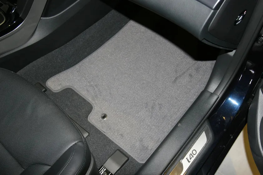 Коврики текстильные Autofamily для салона Hyundai i40 седан АКПП 2012-2022 фото 3