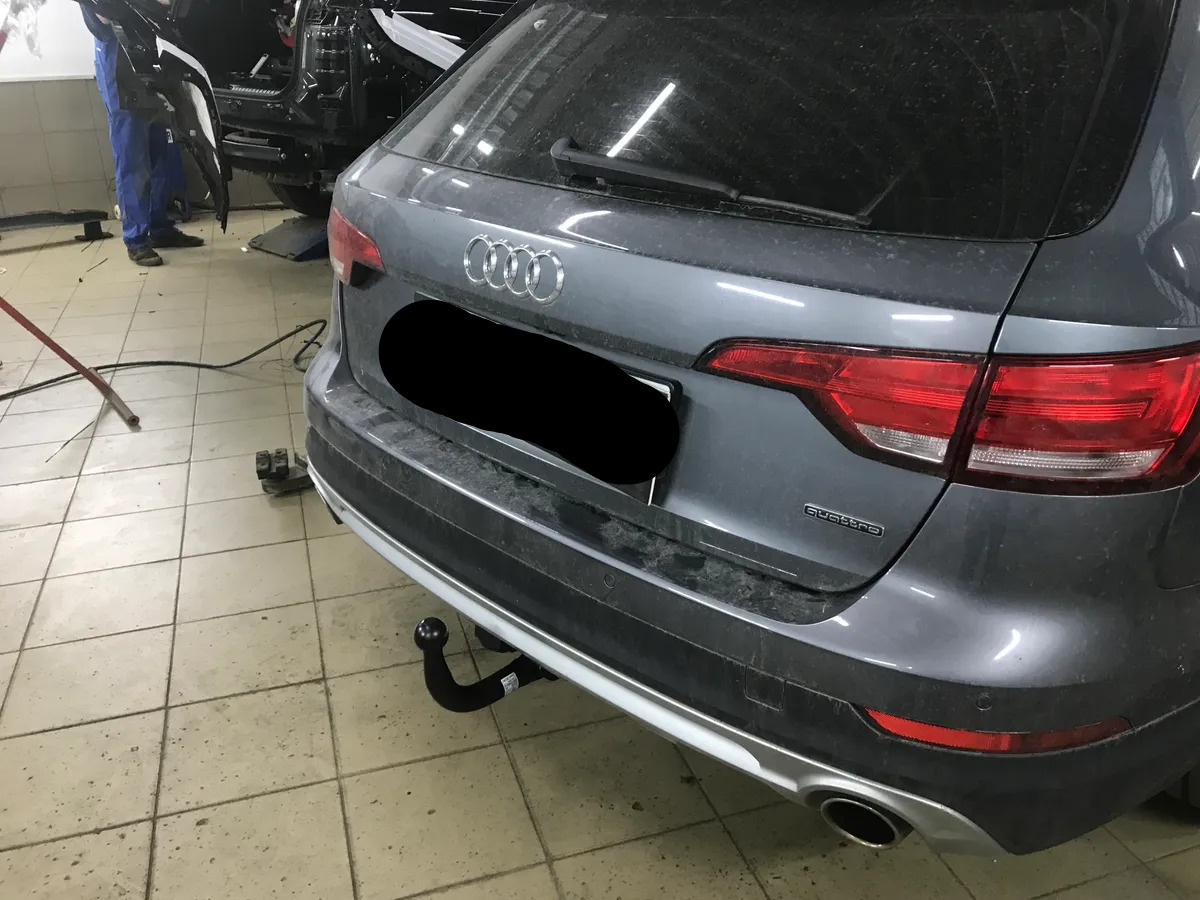 Быстросъёмный фаркоп Steinhof для Audi A4 Allroad Quattro B9  (Mk.V ) 2016-2024 Шар AV фото 7