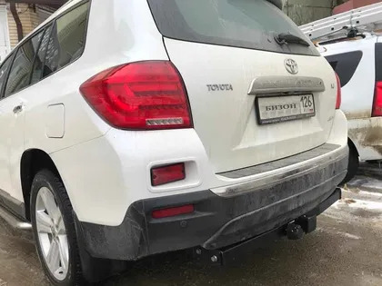 Быстросъёмный фаркоп Бизон с системой антистук для  Toyota Highlander  2003-2010 / Lexus RX 300 / 350 /400 2003-2009 Шар Е фото 2