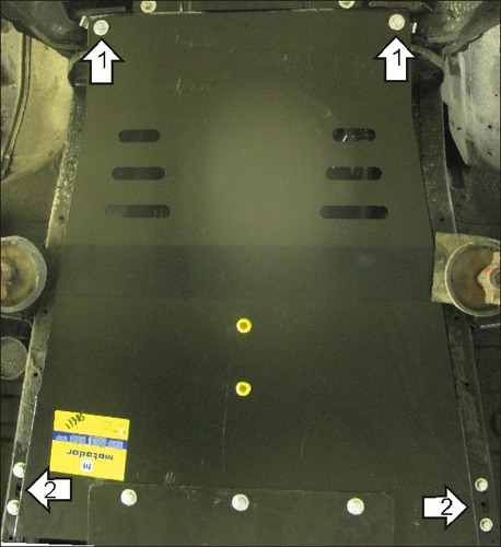 Защита Мотодор для АКПП Mitsubishi L200 IV 2007-2015