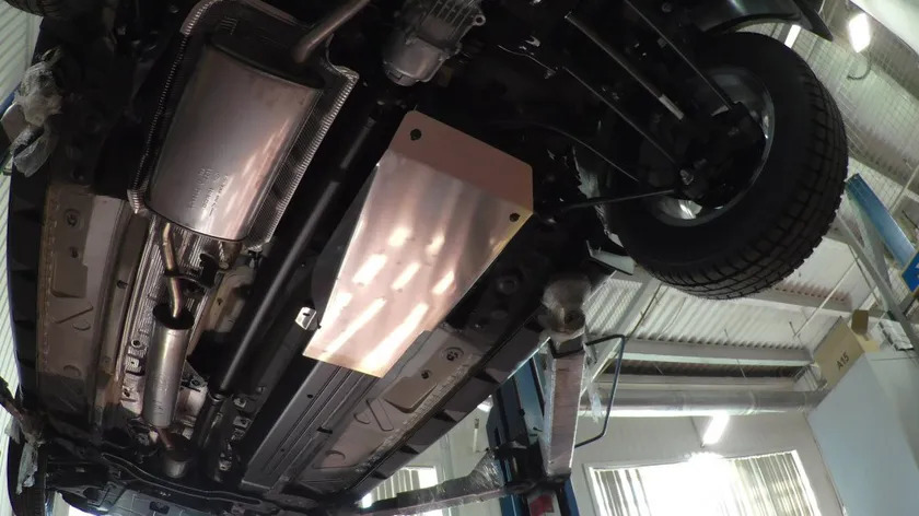 Защита АВС-Дизайн для топливного бака Nissan Terranо 4WD 2014-2022 фото 2