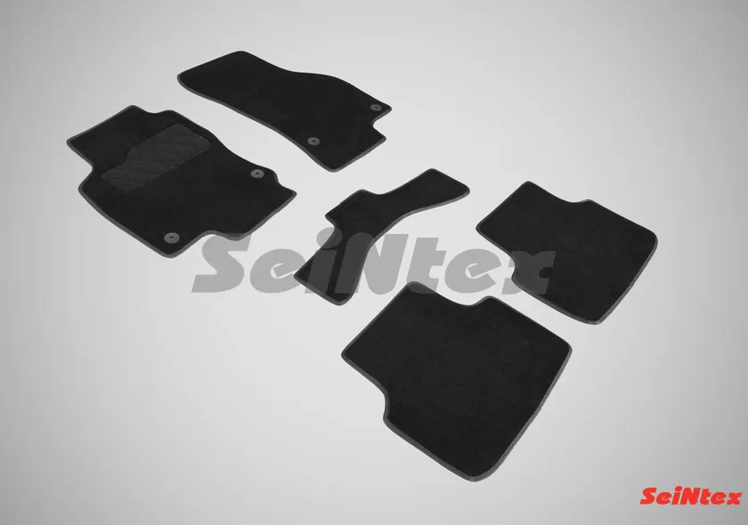 Коврики текстильные Seintex на нескользящей основе для салона Skoda Octavia A7 2013-2020