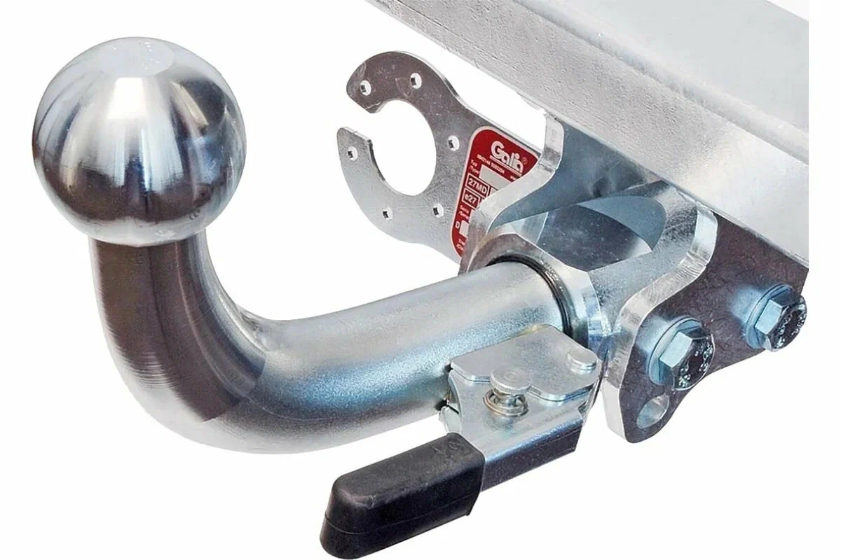 Быстросъёмный оцинкованный  фаркоп GALIA для  Mercedes Sprinter (со ступенькой) 2006-2019 / 2019-, Volkswagen Crafter (со ступенькой) 2006-2016 Шар C