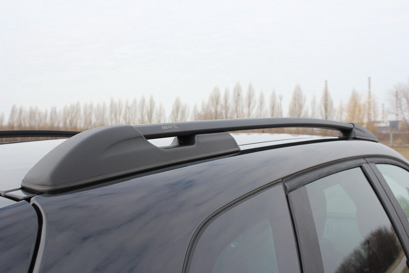 Рейлинги на крышу АПС черные для Renault Kaptur фото 4