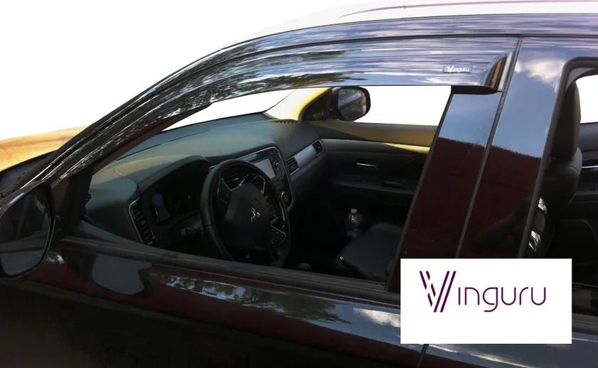 Дефлекторы Vinguru для окон Mitsubishi Outlander III 2012-2014 фото 4