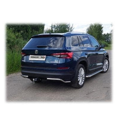 Фаркоп ТСС оцинкованный для Skoda Kodiaq NS7 (Mk.I) 2017-2023 нерж. шар Е фото 3