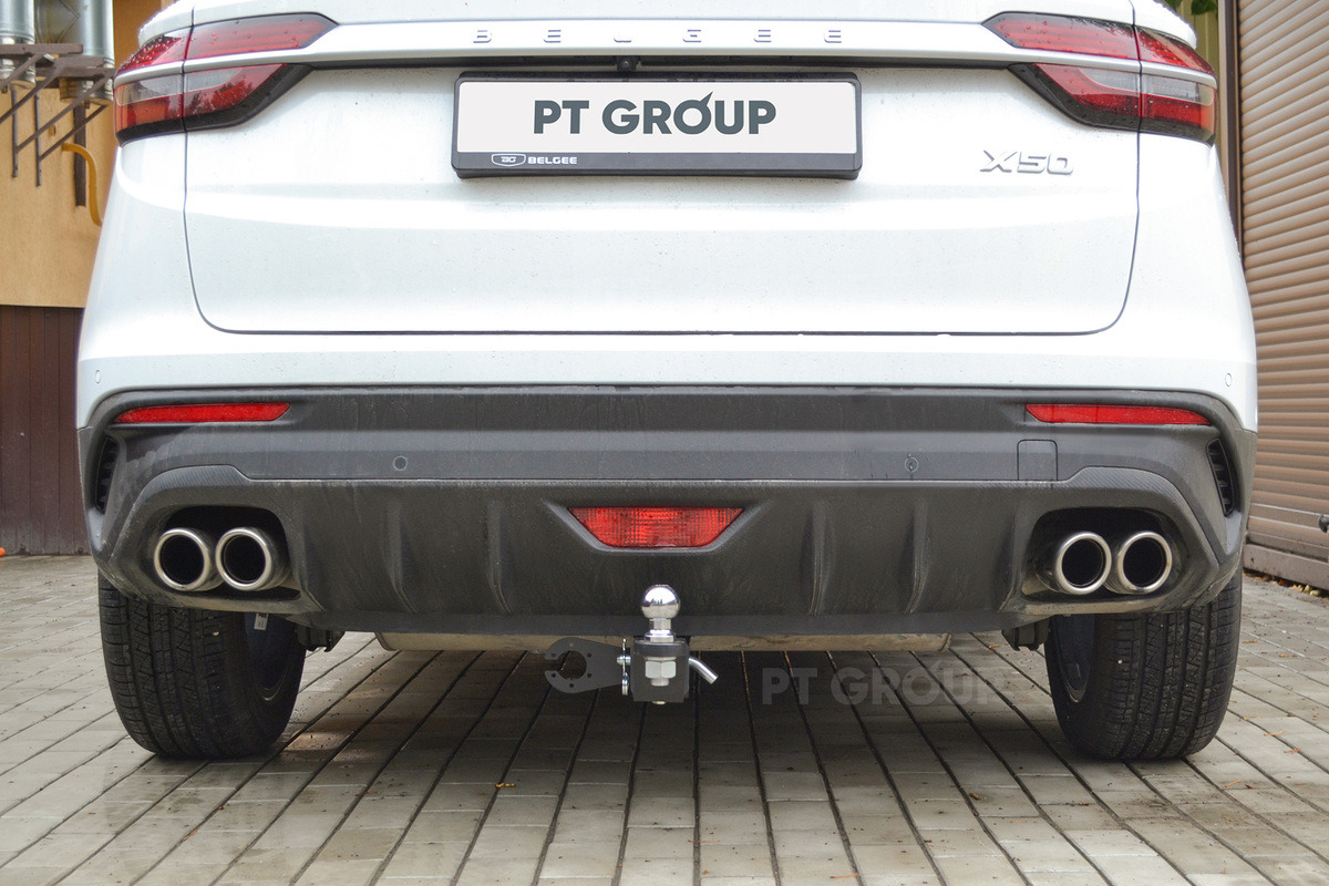 Быстросъёмный фаркоп PT GROUP для на Belgee X50 (Mk.I) 2023- /  Geely Coolray 2022- Шар Е фото 7
