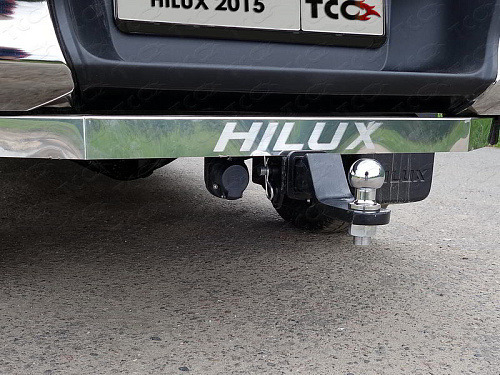 Фаркоп оцинкованный ТСС для Toyota Hilux AN120 (Mk.VIII) 2015- шар Е фото 2