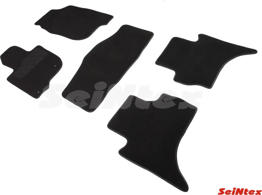 Коврики текстильные Seintex на нескользящей основе для салона Mitsubishi L200 V 2015-2022 фото 2