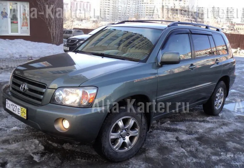 Дефлекторы Cobra Tuning для окон Toyota Highlander I 2001-2007