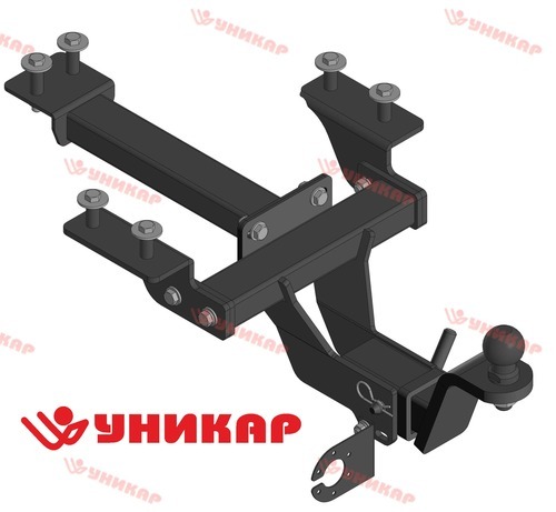 Фаркоп УНИКАР для HONDA FREED 2008-2016 (кроме 4WD и гибрид) без снятия и подрезки бампера.