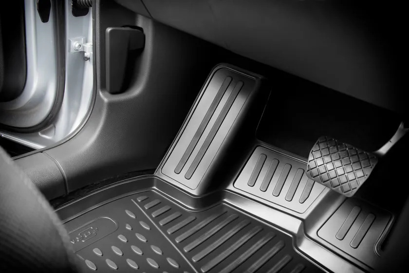 Коврики Format 3D c повышенной износостойкостью для салона Volkswagen Polo седан 2010-2022 фото 4