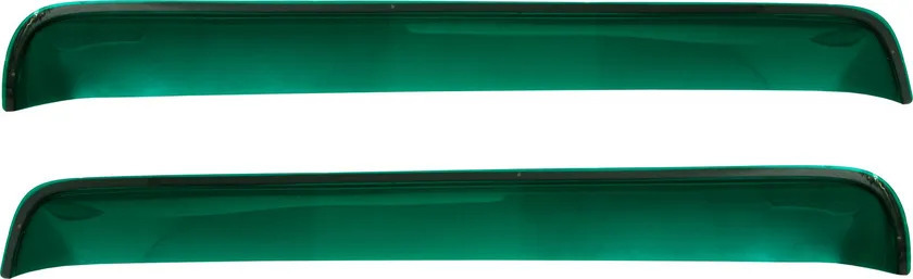 Дефлекторы REIN для окон прямой без лого (накладной скотч 3М) (2 шт.) Scania 114 1996-2022 Зеленый