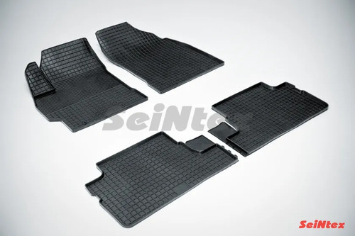 Коврики резиновые Seintex с узором сетка для салона Toyota Corolla E150 2007-2013