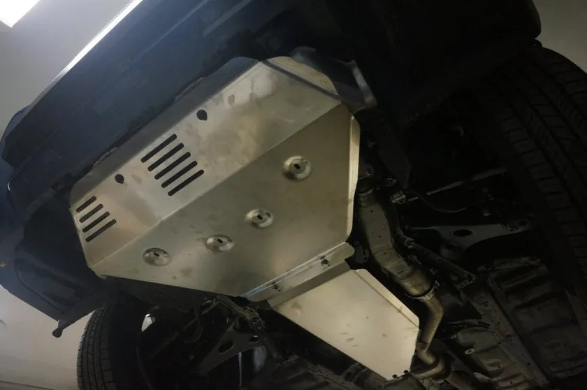 Защита алюминиевая АВС-Дизайн для для картера и КПП Subaru Forester IV 2013-2018 фото 3