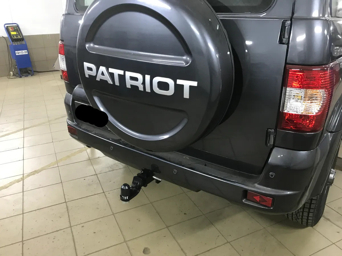 Быстросъёмный фаркоп TowRus для УАЗ Patriot 2015- Шар Е фото 3