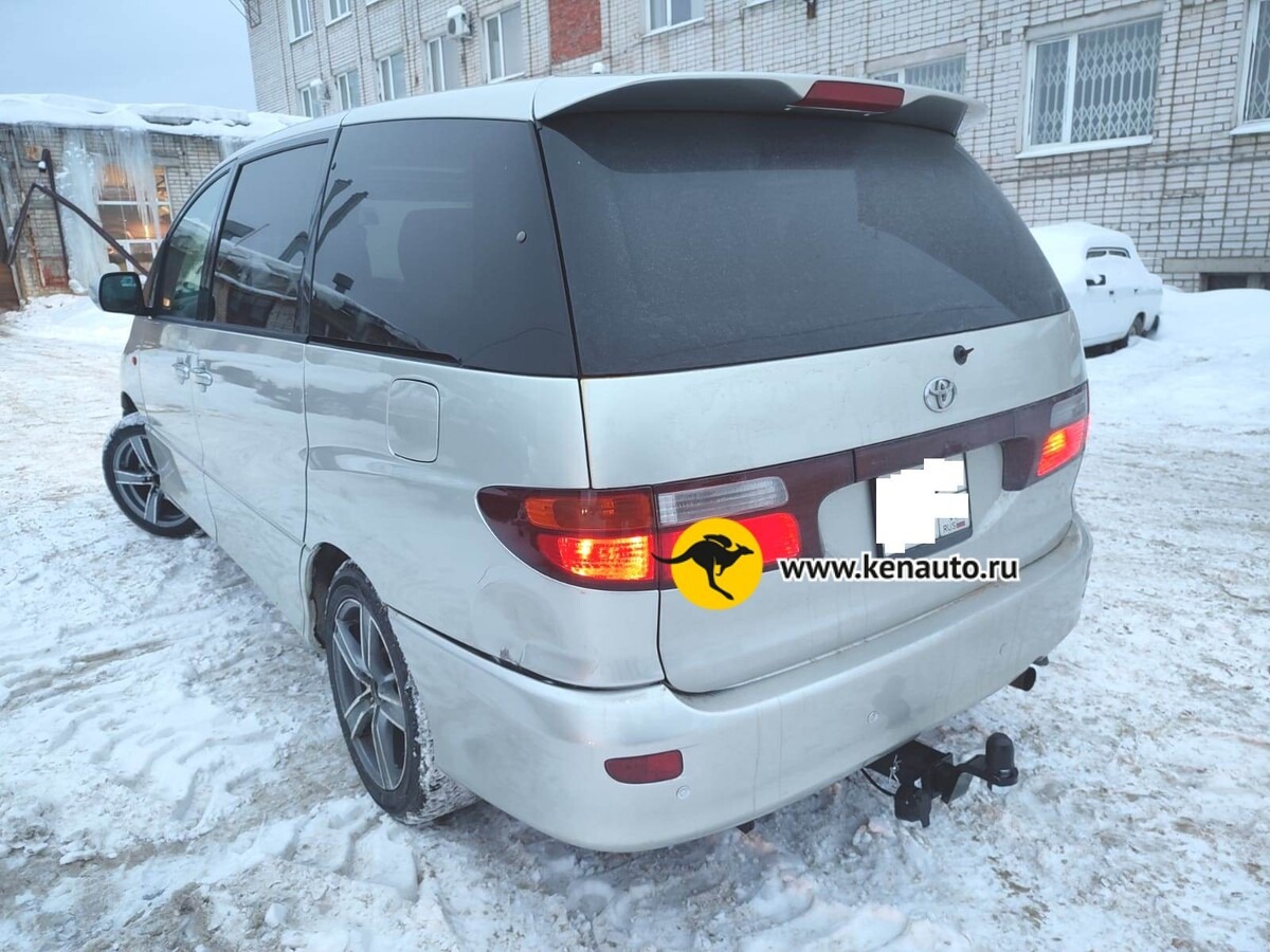 Фаркоп Halty для Toyota Estima (Mk.II) 2000-2006/ Toyota Alphard H10 (Mk.I) 2002-2008/ Toyota Previa XR30 (Mk.II) 2000-2006 шар Е фото 2