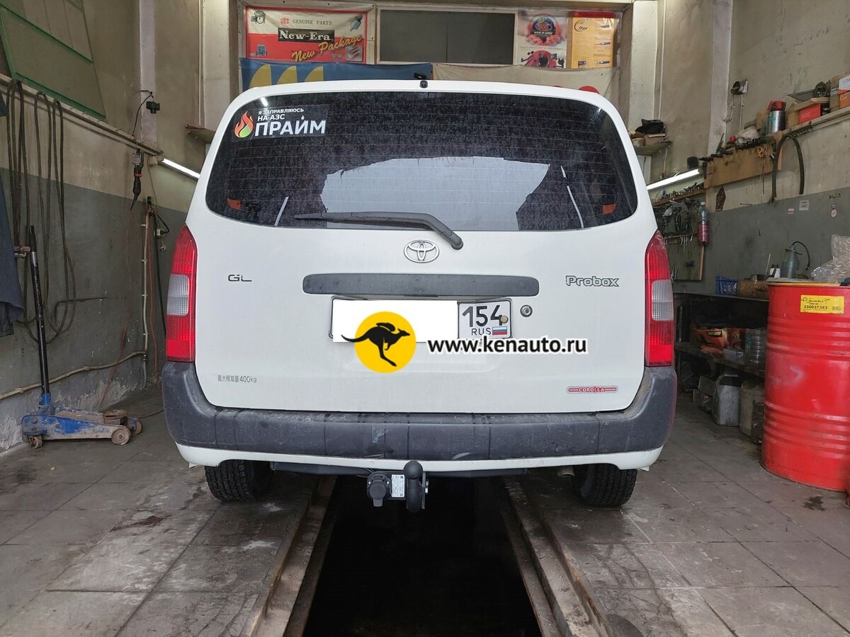 Фаркоп Halty для Toyota Probox (Mk.I) 2002-2014 / Toyota Suceed (Mk.I) 2002-2014 Шар А фото 2