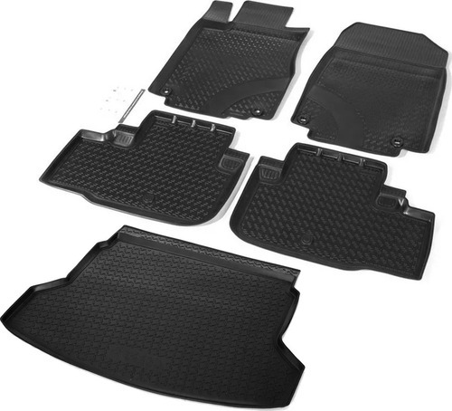 Комплект ковриков Rival для салона и багажника Honda CR-V IV 2012-2018