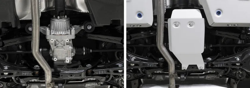 Защита алюминиевая Rival для редуктора Toyota RAV4 XA50 4WD 2019-2022 фото 3