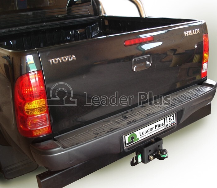 Фаркоп Лидер-Плюс для Toyota Hilux (4WD) AN (Mk.VII) с задним силовым бампером 2008-2015 фото 4