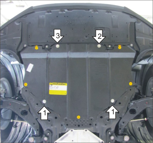 Защита Мотодор для картера, КПП Mazda CX-5 I 2011-2017