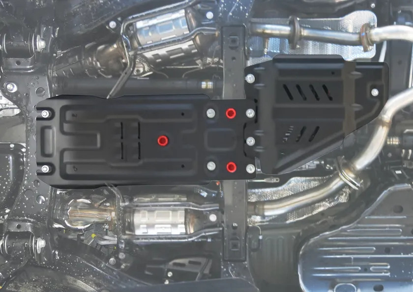 Защита АвтоБРОНЯ для КПП Lexus LX 450d 2015-2022 фото 2