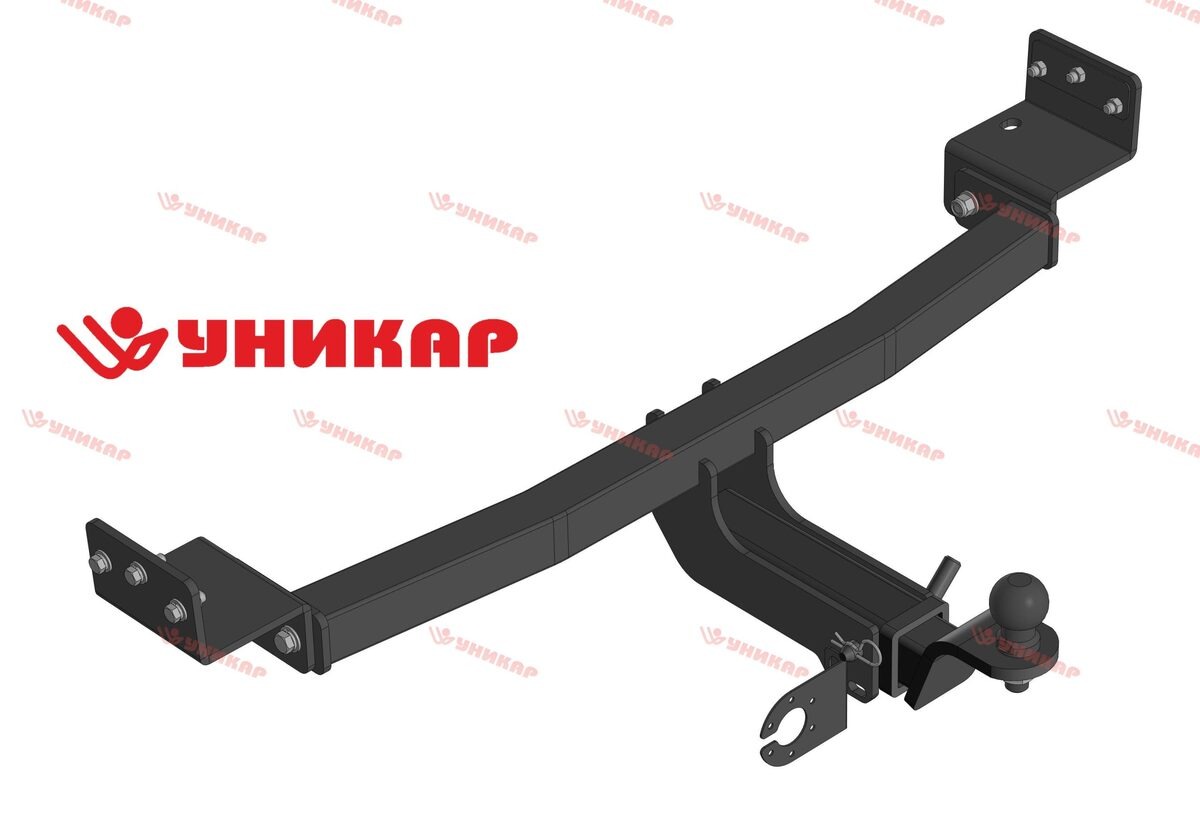 Быстросъёмный фаркоп УНИКАР для KIA SELTOS (Mk.I) 2019- Шар E 