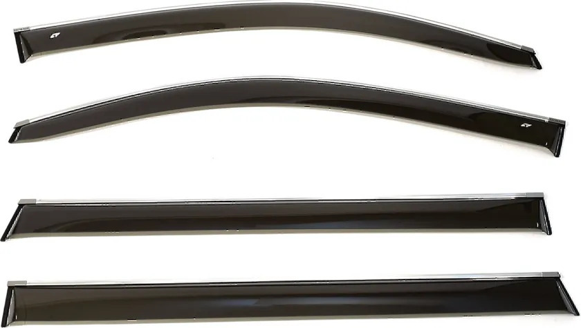 Дефлекторы Cobra Tuning для окон (хромированный молдинг) Cadillac Escalade IV 2014-2020