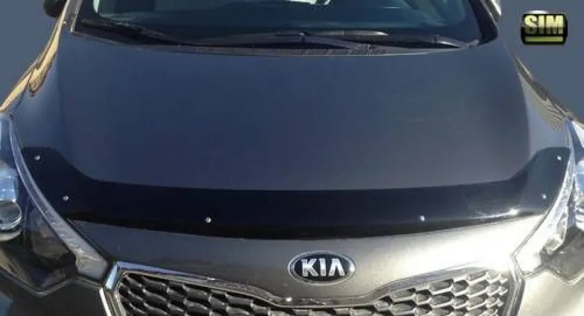 Дефлектор SIM для капота Kia Cerato III до рестайлинга 2013-2016 фото 4