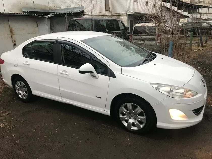 Дефлекторы V-Star для окон Peugeot 408 седан 2012-2022 фото 3