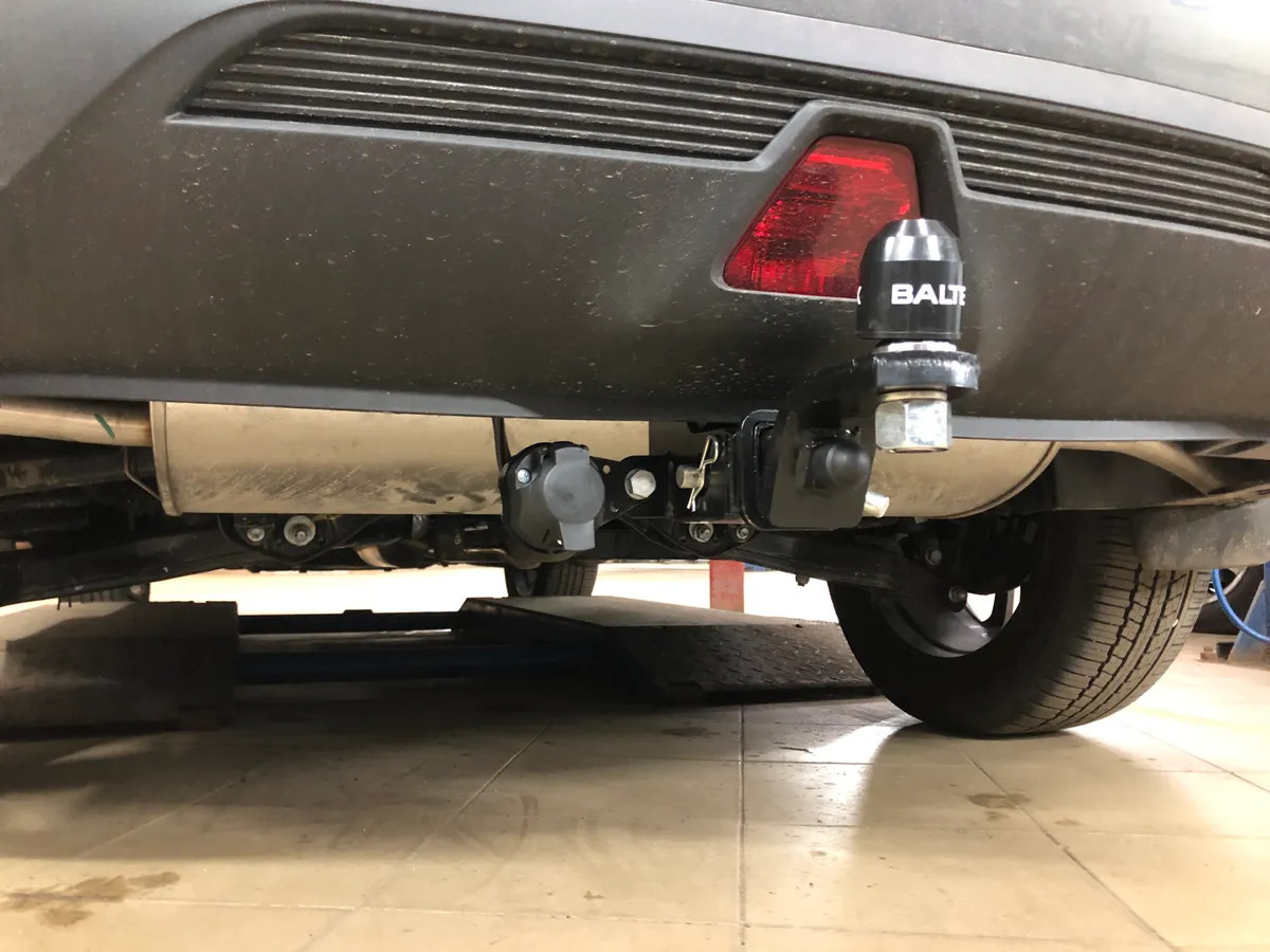 Быстросъёмный фаркоп TowRus для Changan UNI-S (Mk.I) 2024- /  Changan CS55 Plus (Mk.I)  2021- Шар Е с антистуком фото 2