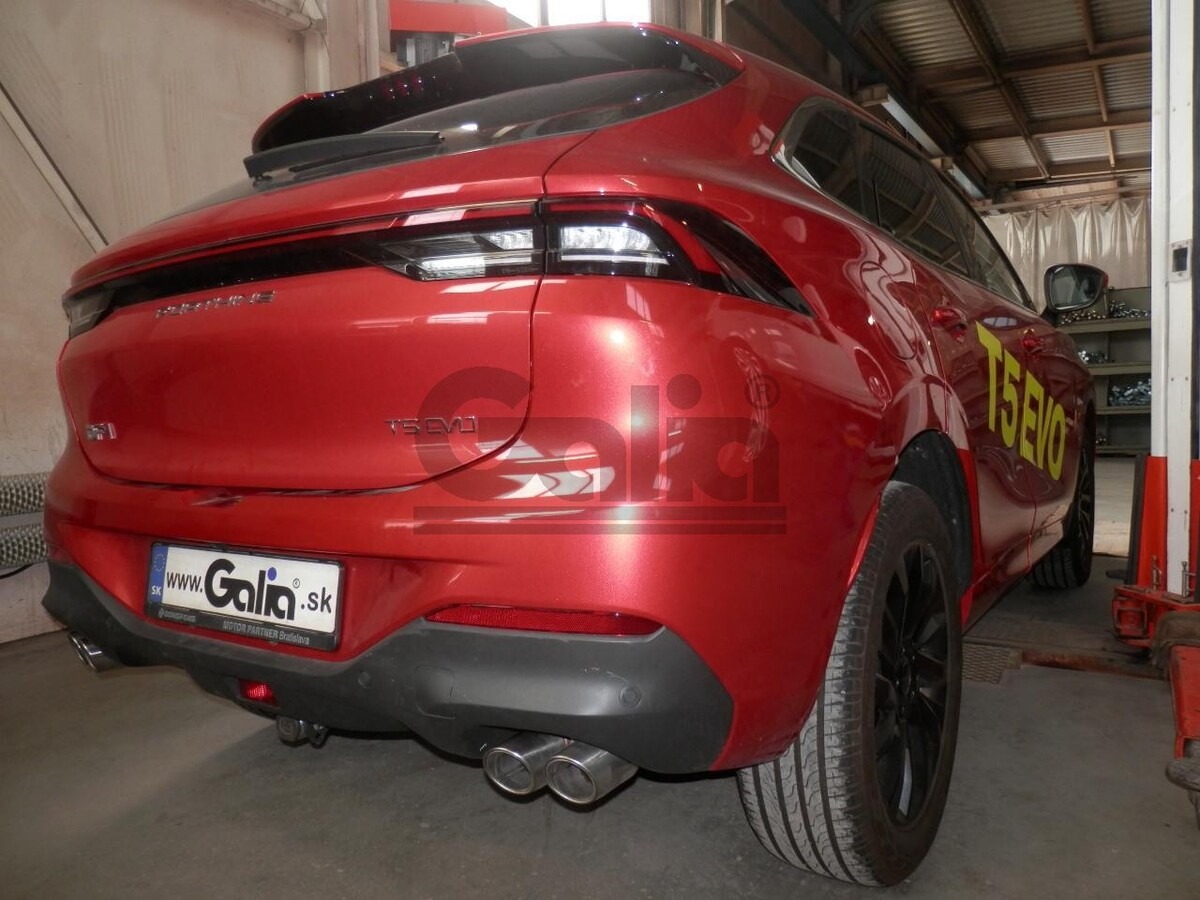 Оцинкованный фаркоп GALIA для Forthing T5 Evo 2023- Шар А фото 6