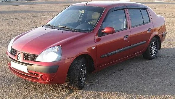 Дефлекторы Cobra Tuning для окон Renault Symbol I 2002-2008 фото 3