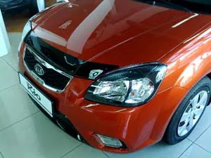 Дефлектор SIM для капота Kia Rio II 2005-2011 фото 2