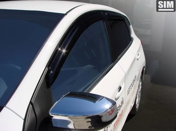 Дефлекторы SIM для окон Nissan Tiida С13 хэтчбек 2015-2018