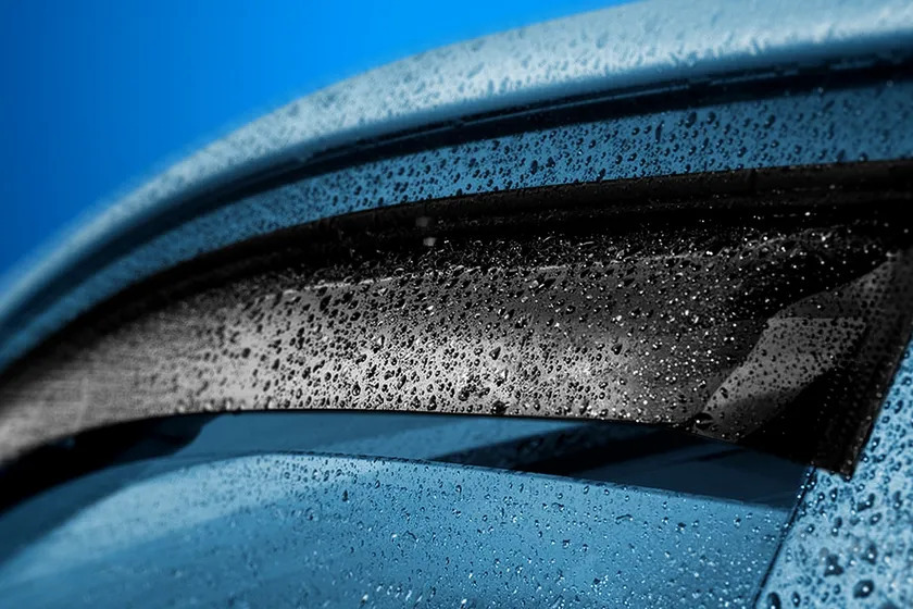 Дефлекторы REIN для окон (накладной скотч 3М) (4 шт.) Hyundai Grand Santa Fe 2013-2022 фото 3