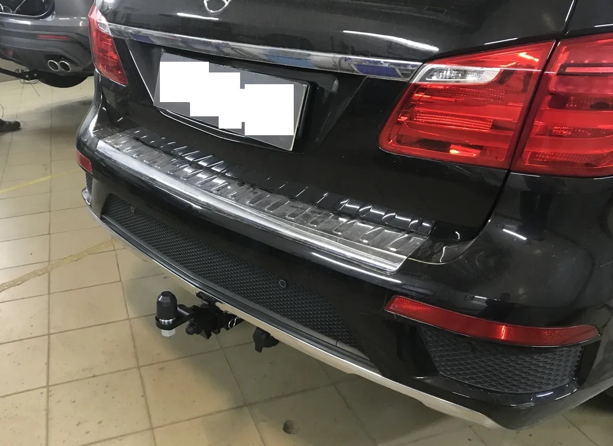 Быстросъёмный фаркоп TowRus с системой антистук для Mercedes GLS-Class x166 2015-2019/ GLE-Class w166 2016-2018/ GLE-Class Coupe c292 2016-2018/ M-Class w164 2005-2011, w166 2011-2015/ GL-Class x164 2006-2012 /  x166 2012-2015 Шар Е фото 7