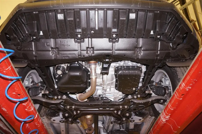 Защита композитная АВС-Дизайн для картера и КПП Toyota RAV4 IV 2013-2019 фото 3