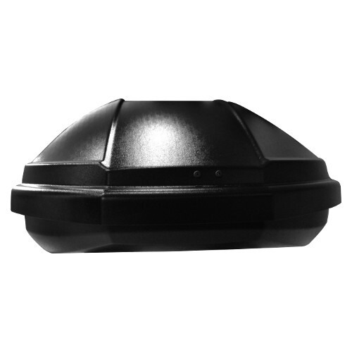 Бокс на крышу Saturn 520 DUO черный матовый (скоба) фото 3