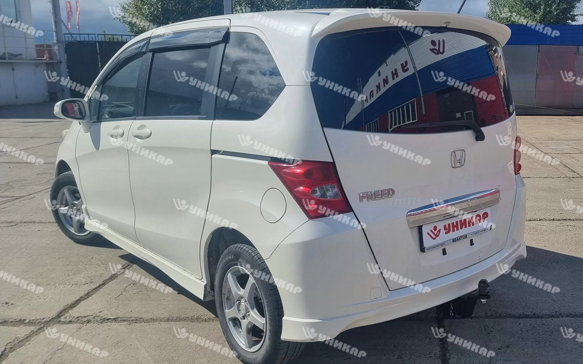 Фаркоп УНИКАР для HONDA FREED 2008-2016 (кроме 4WD и гибрид) без снятия и подрезки бампера. фото 2