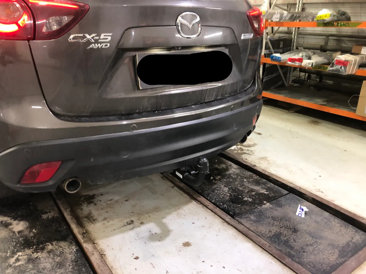Быстросъёмный фаркоп Steinhof для Mazda CX-5 (Mk.I) 2012-2017 Шар AV фото 6