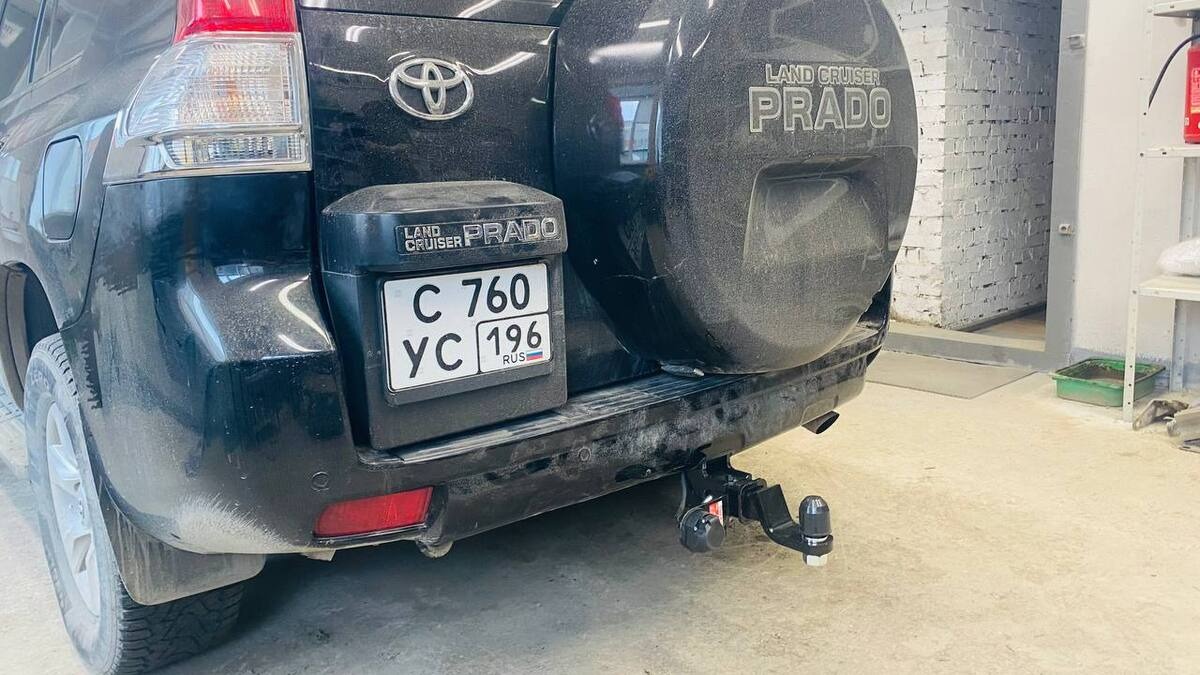 Быстросъёмный фаркоп Sheriff для Toyota Land Cruiser Prado 150 (Mk.IV) 2009-2023 /  Lexus GX (Mk.II) 2009-2023 Шар E фото 2