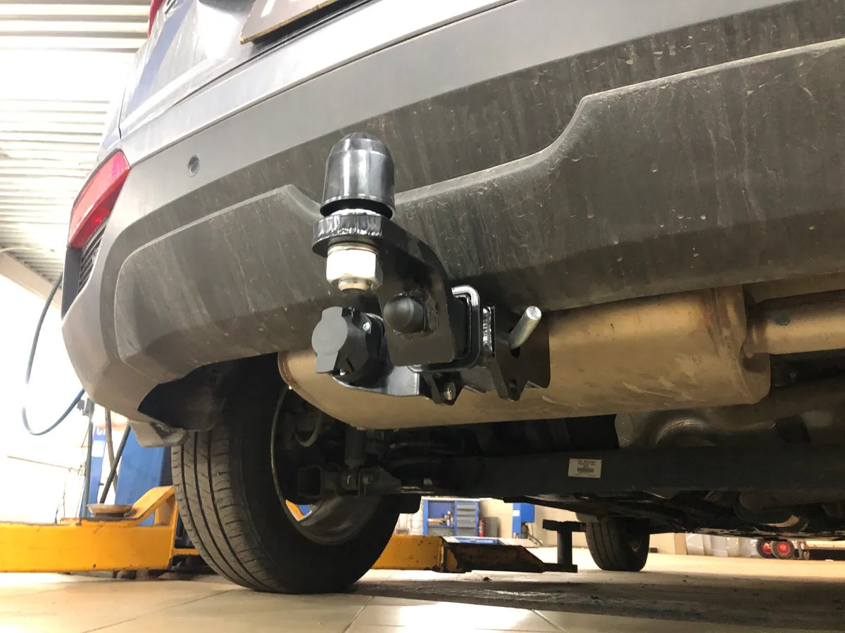 Быстросъёмный фаркоп TowRus для  Hyundai Creta (Mk.I/Mk.II) 2015-2022 /  Solaris HC (Mk.I) 2024- Шар Е фото 7